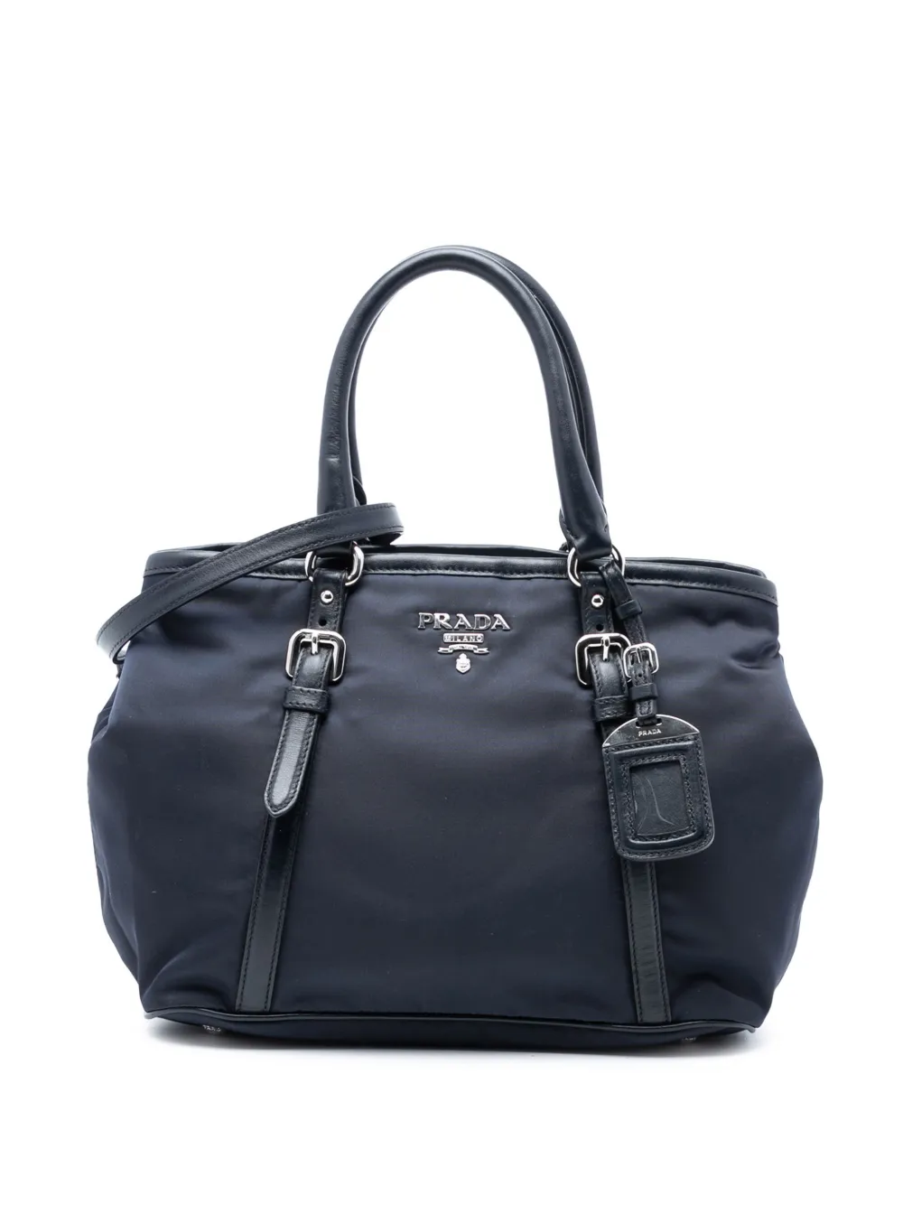 Prada Pre-Owned 2000-2025 Tessuto satchel - Blu