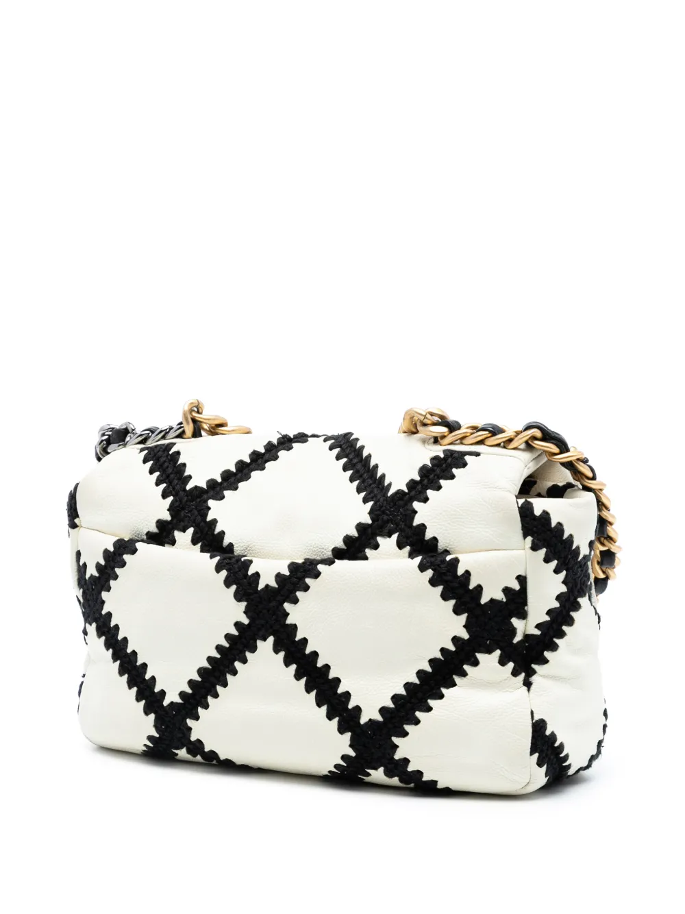 2020 Medium Crochet Calfskin 19 Flap Satchel