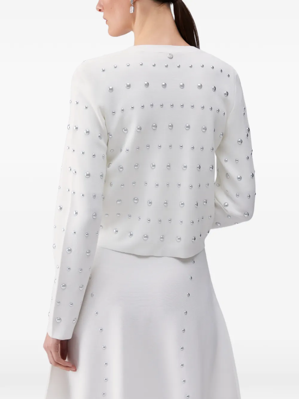 LIU JO Vest met studs Wit