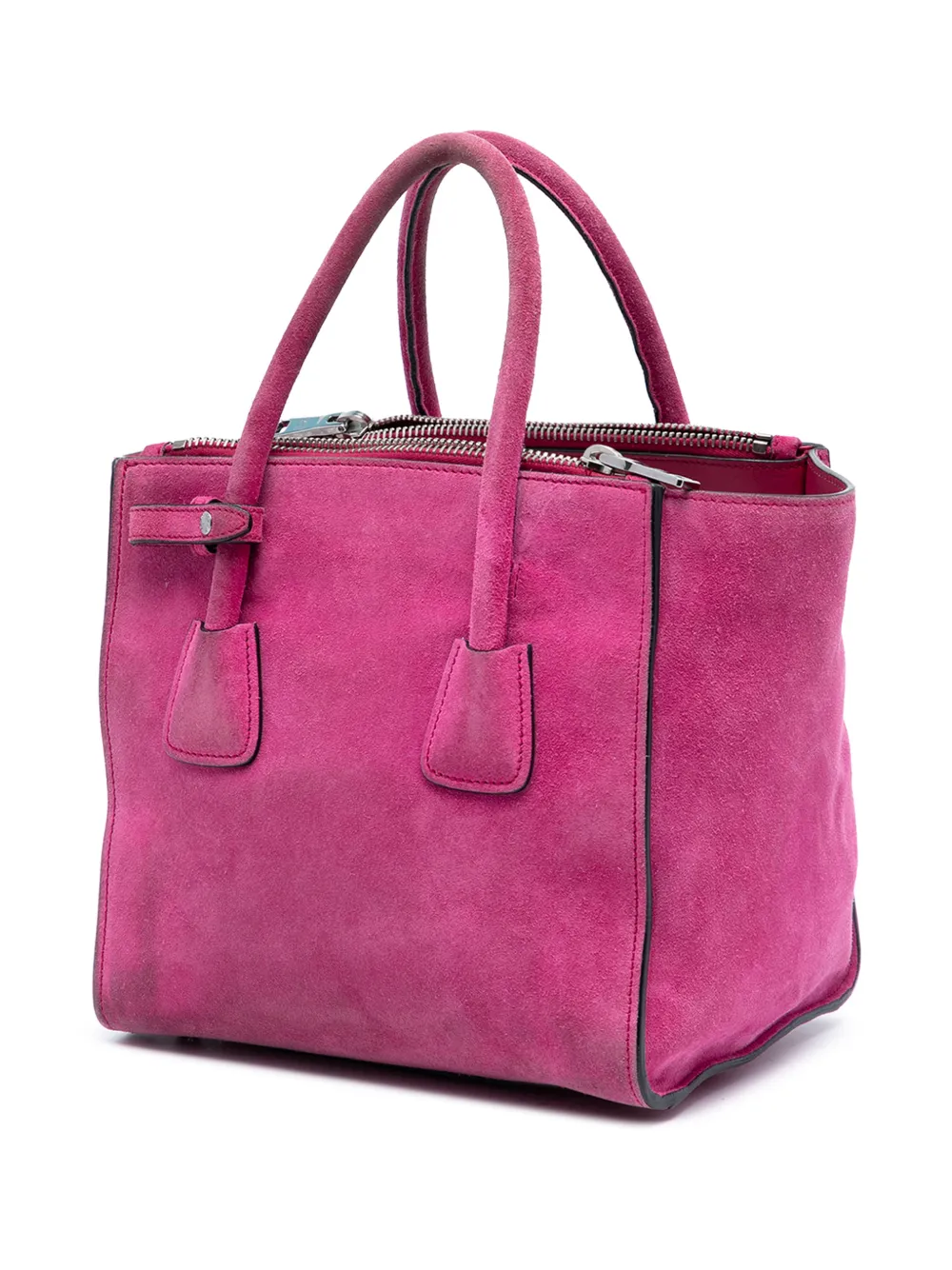 2000-2025 Small Scamosciato Twin Pocket Satchel