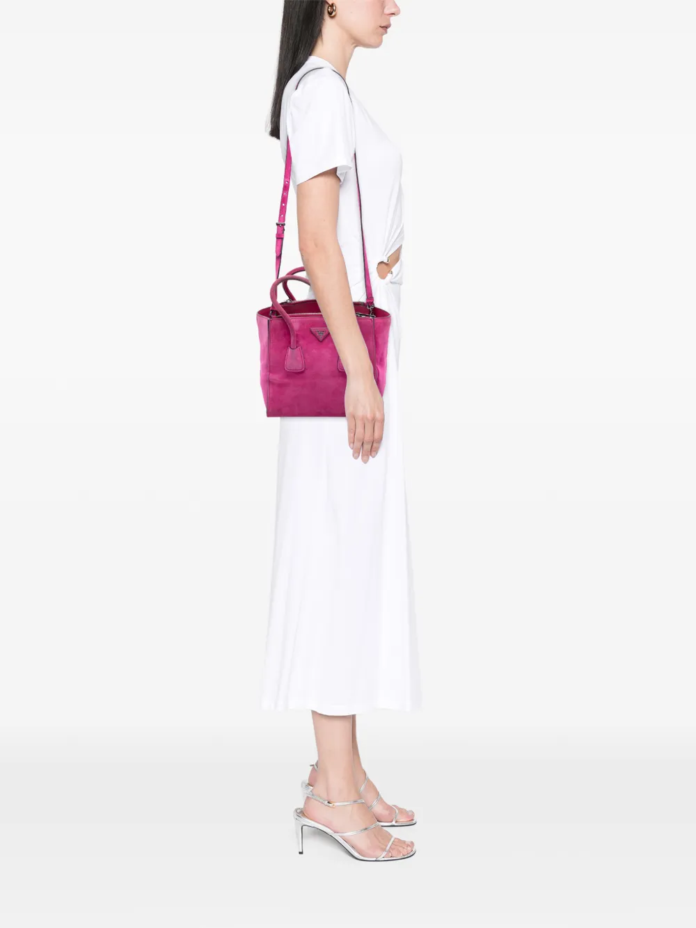 2000-2025 Small Scamosciato Twin Pocket Satchel