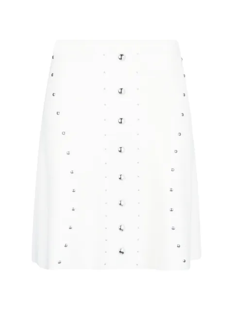 LIU JO stud-embellished knitted skirt