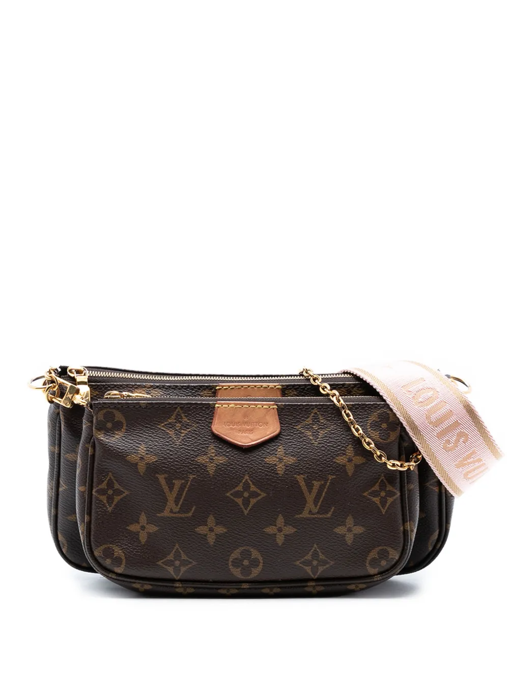 Louis Vuitton Pre-Owned 2020 Monogram Multi Pochette Accessoires satchel - Braun