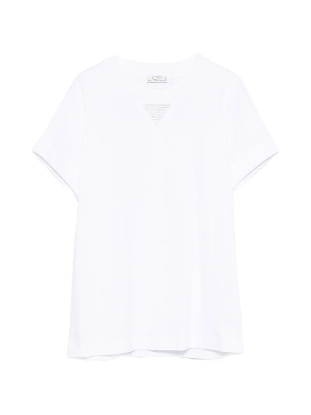 Peserico V-neck short-sleeve T-shirt - Bianco