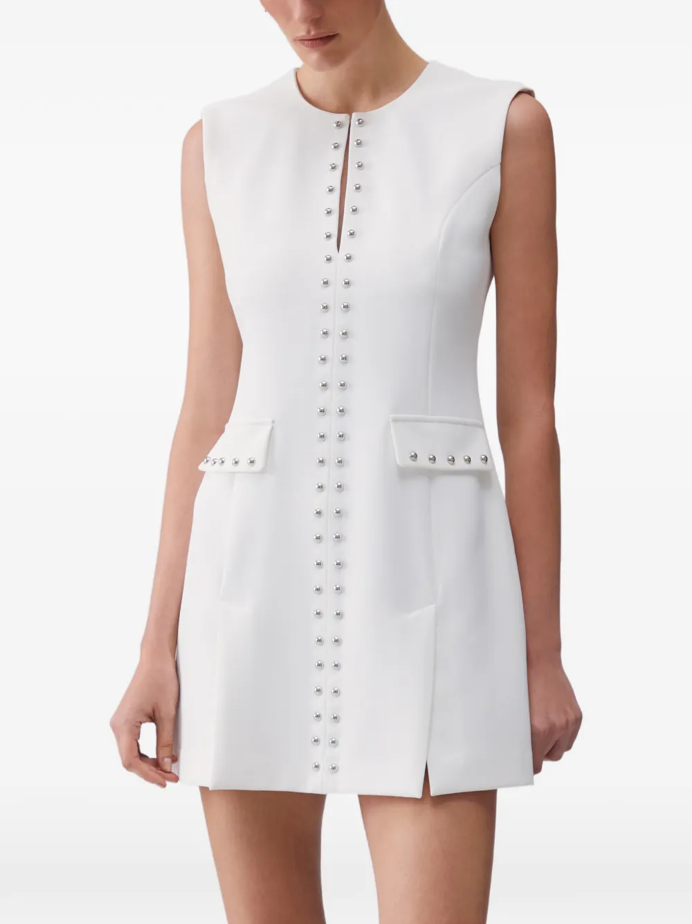 LIU JO studded mini dress - Bianco