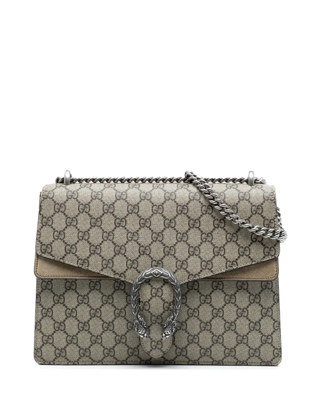 Gucci Pre-Owned 2016-2025 Medium GG Supreme Dionysus shoulder bag - Marrone