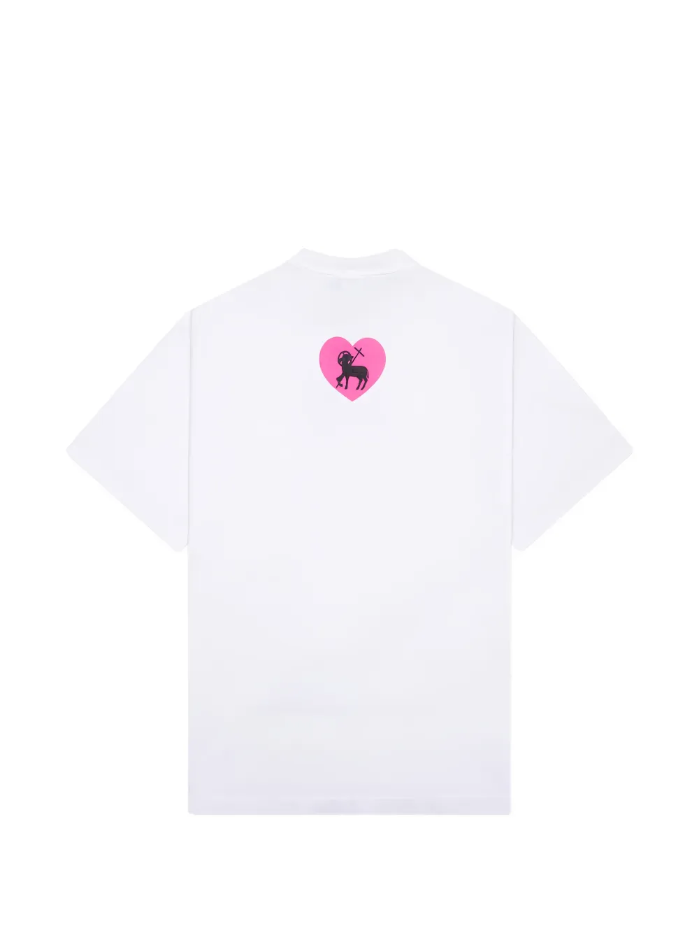 SAINT MXXXXXX heart saint T-shirt - Wit