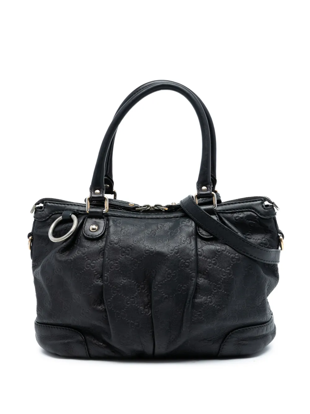 Gucci Pre-Owned 2016-2025 Guccissima Sukey satchel - Schwarz