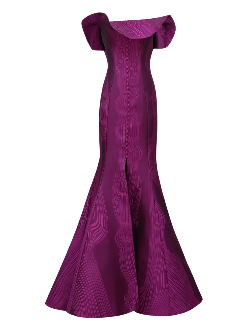 Gemy Maalouf draped off-shoulder gown - Viola