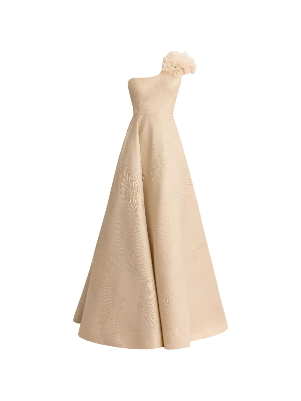 Gemy Maalouf one-shoulder 3D flowers gown · 6