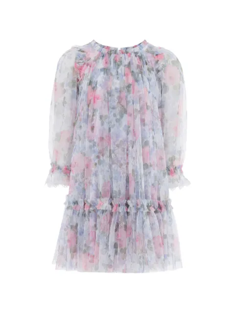 NEEDLE & THREAD KIDS vestido largo con volantes