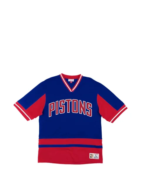 Mitchell & Ness x NBA Detroit Pistons V-neck T-shirt
