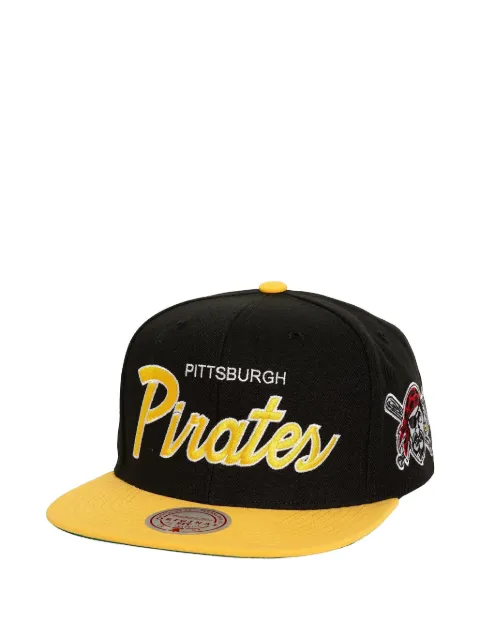 Mitchell & Ness x MLB Evergreen Script Pittsburgh Pirates snapback cap