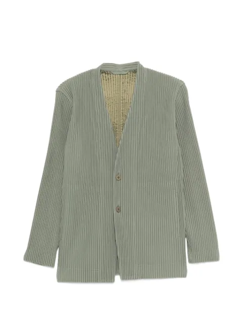 Homme Plissé Issey Miyake ingle-breasted pleated blazer