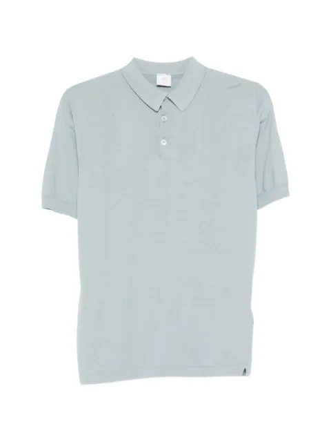 Eleventy buttoned knitted polo shirt