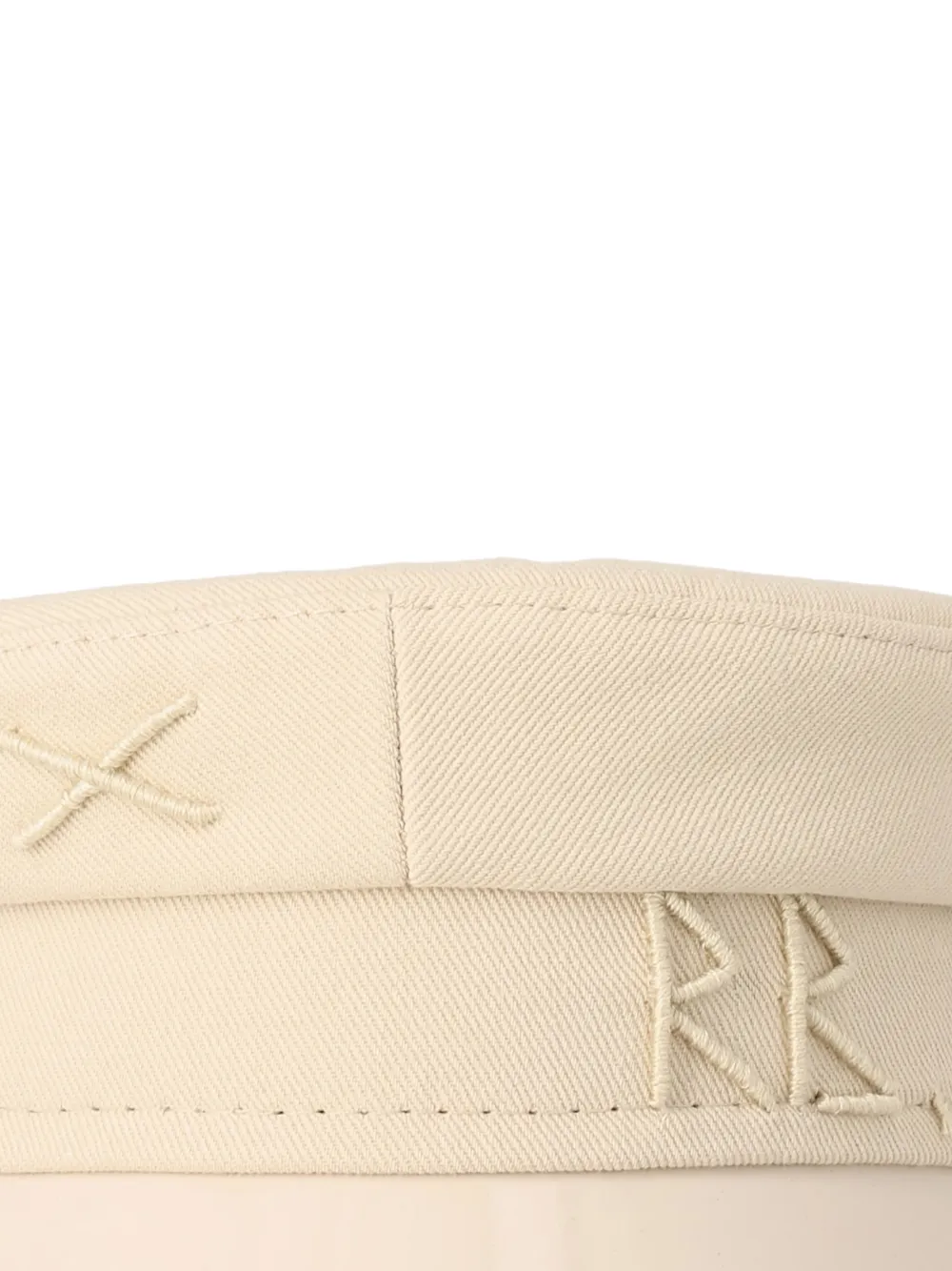  Ruslan Baginskiy Baker Boy Embroidered Hat - Neutrals 