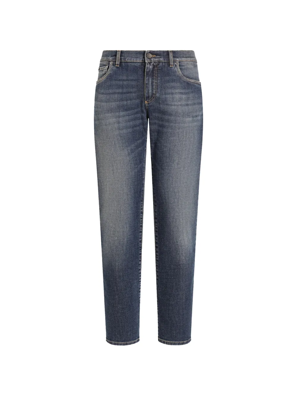 Dolce & Gabbana button fastening straight-leg jeans - Blu
