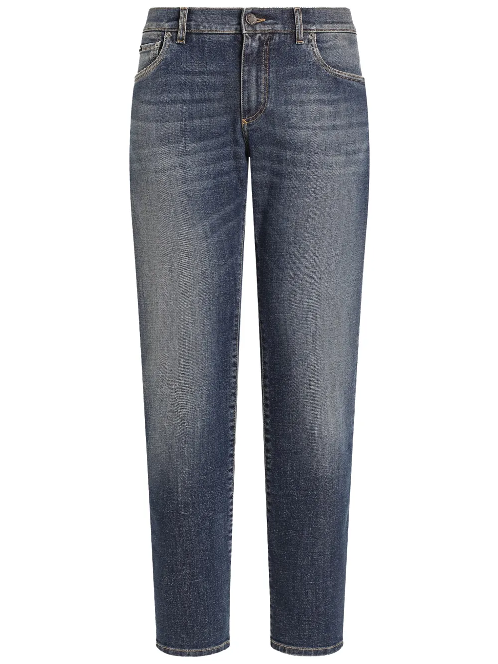 Dolce & Gabbana button fastening straight-leg jeans - Blauw