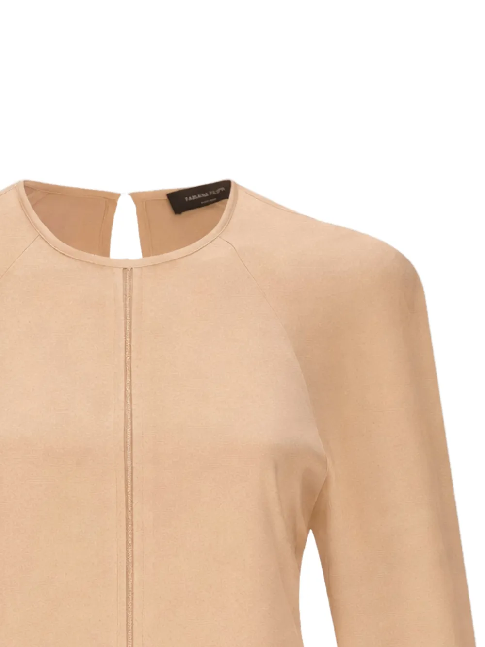 Fabiana Filippi Top met lange mouwen Beige