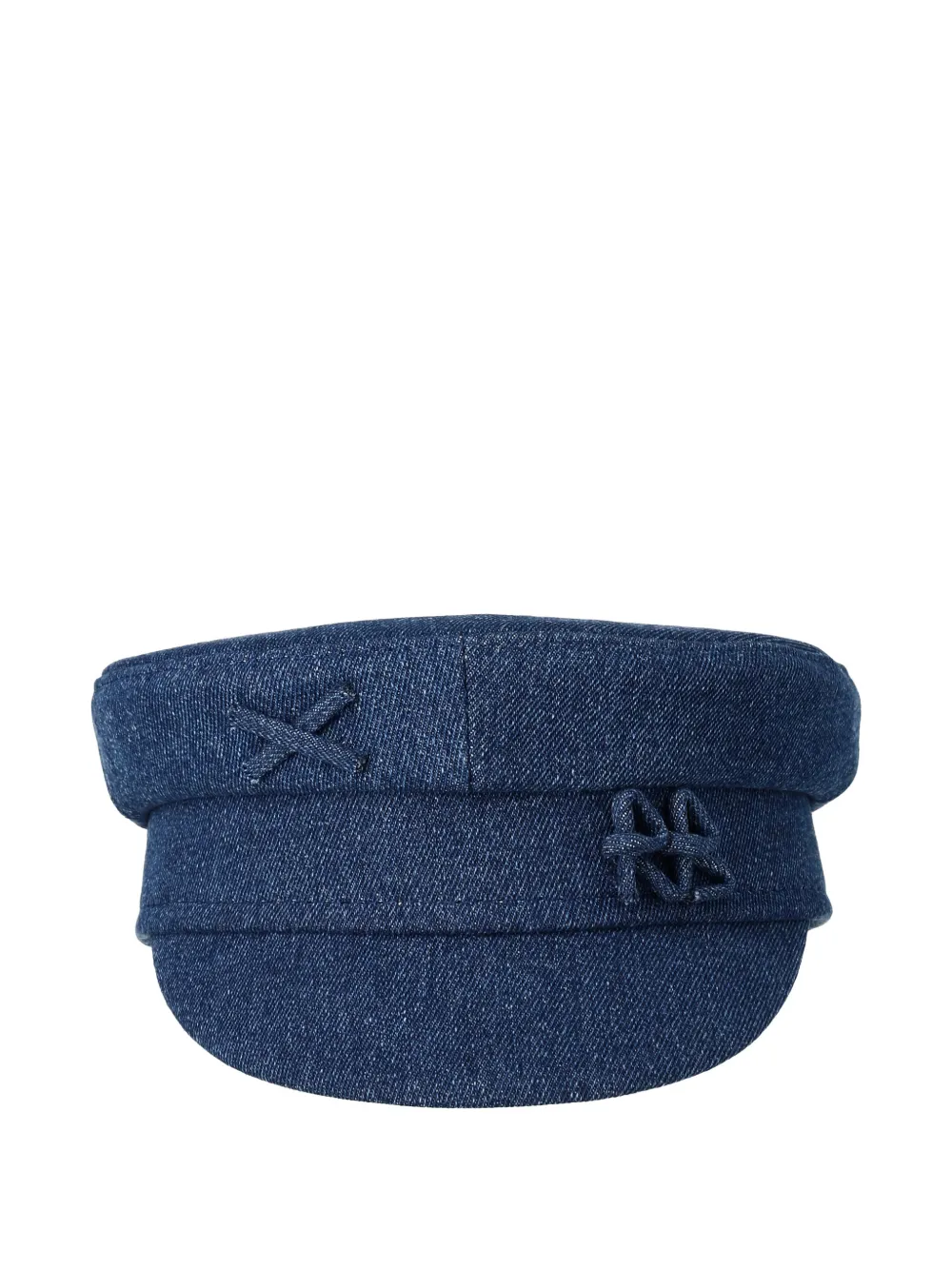 Ruslan Baginskiy Appliqué Cotton Baker Boy Hat In Blue