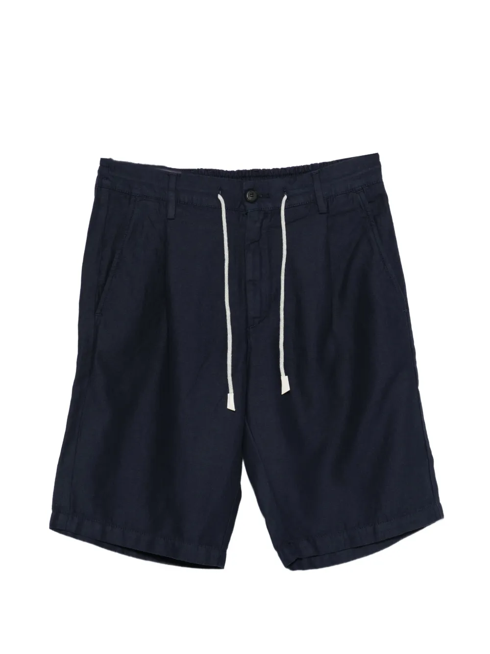Eleventy drawstring pleated shorts - Blu