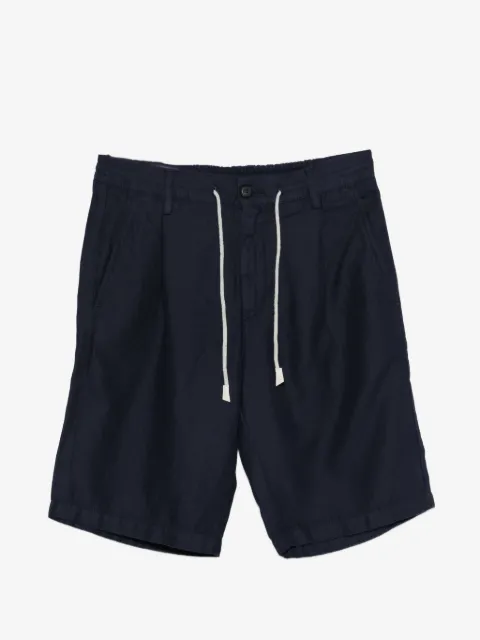 Eleventy drawstring pleated shorts