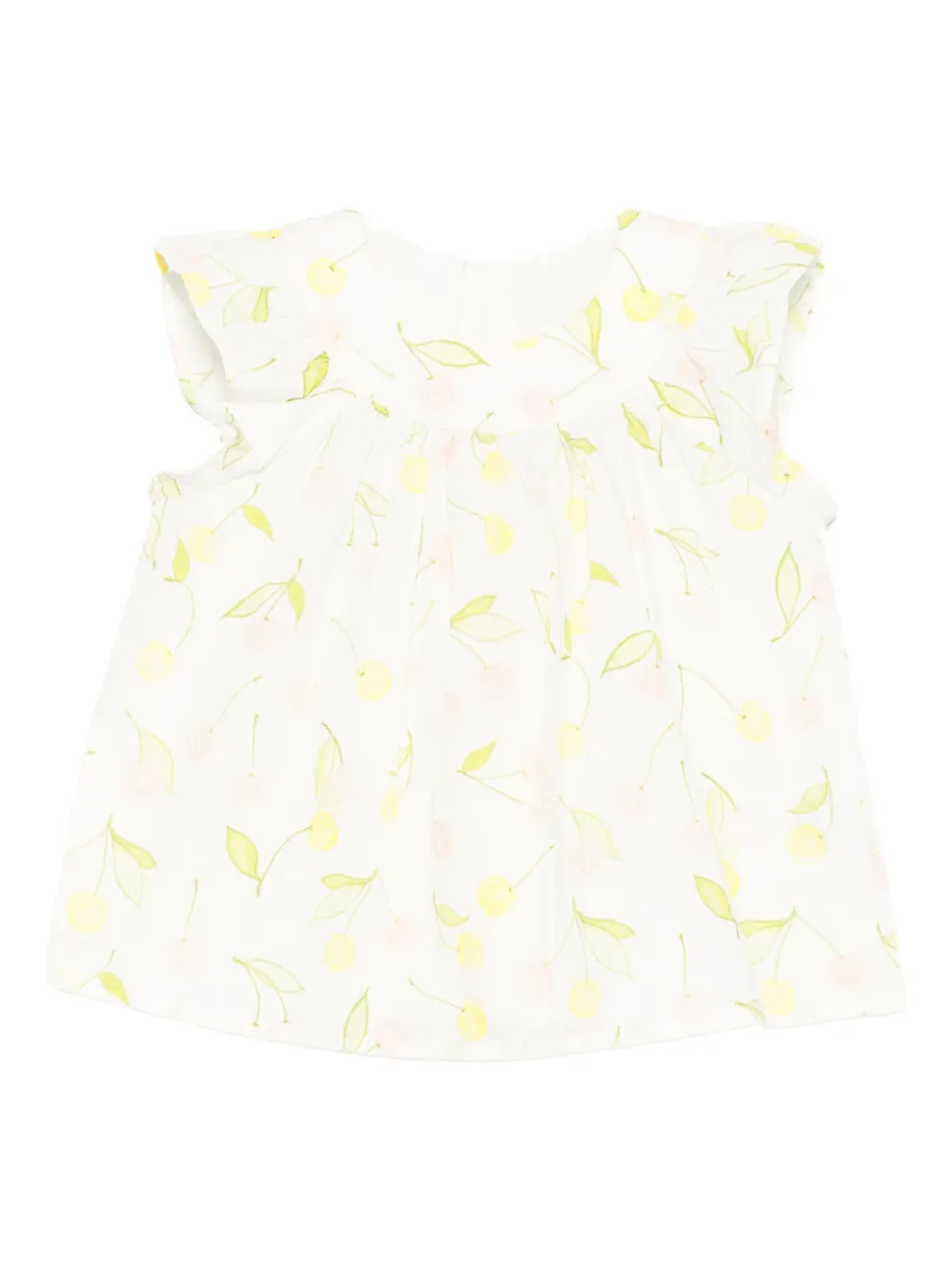 Bonpoint cherry-print top - Bianco