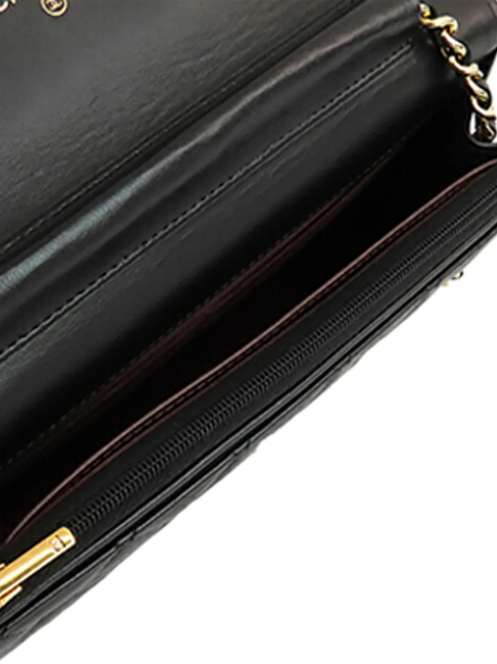 2021-2025 Cc Quilted Lambskin Wallet On Chain Crossbody Bag