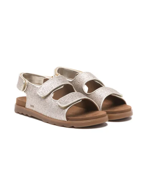 Golden Goose Kids Noa glitter strap sandals