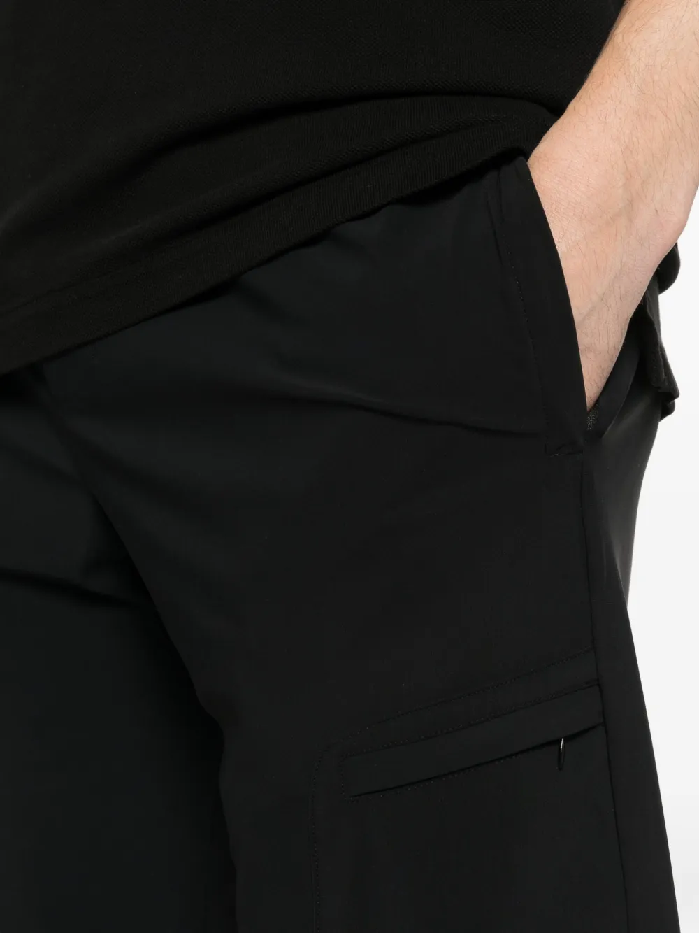 Eleventy Zwembroek met elastische tailleband Zwart
