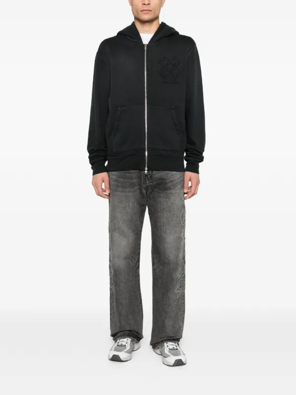 AMIRI MA Quad ジップパーカー | ブラック | FARFETCH JP