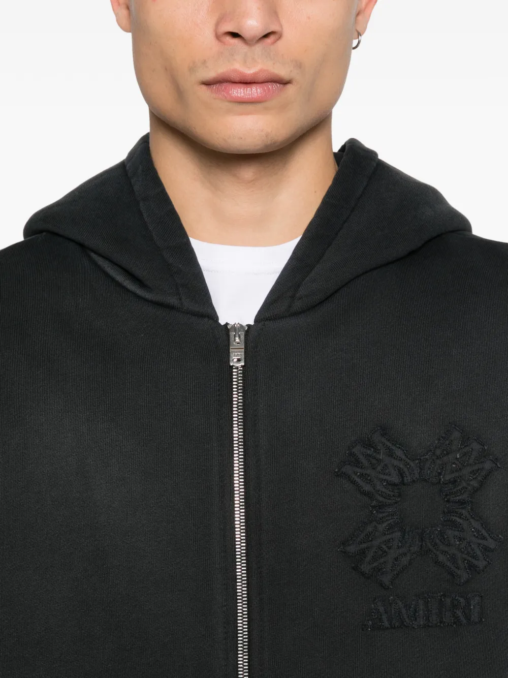 AMIRI MA Quad hoodie met rits Zwart