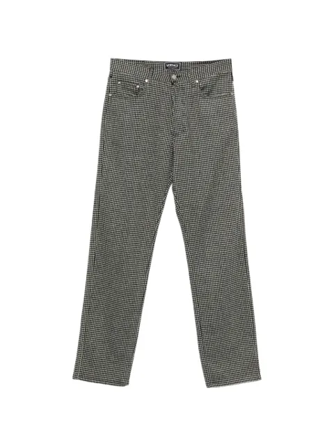 Versace Pre-Owned 1990s checked trousers