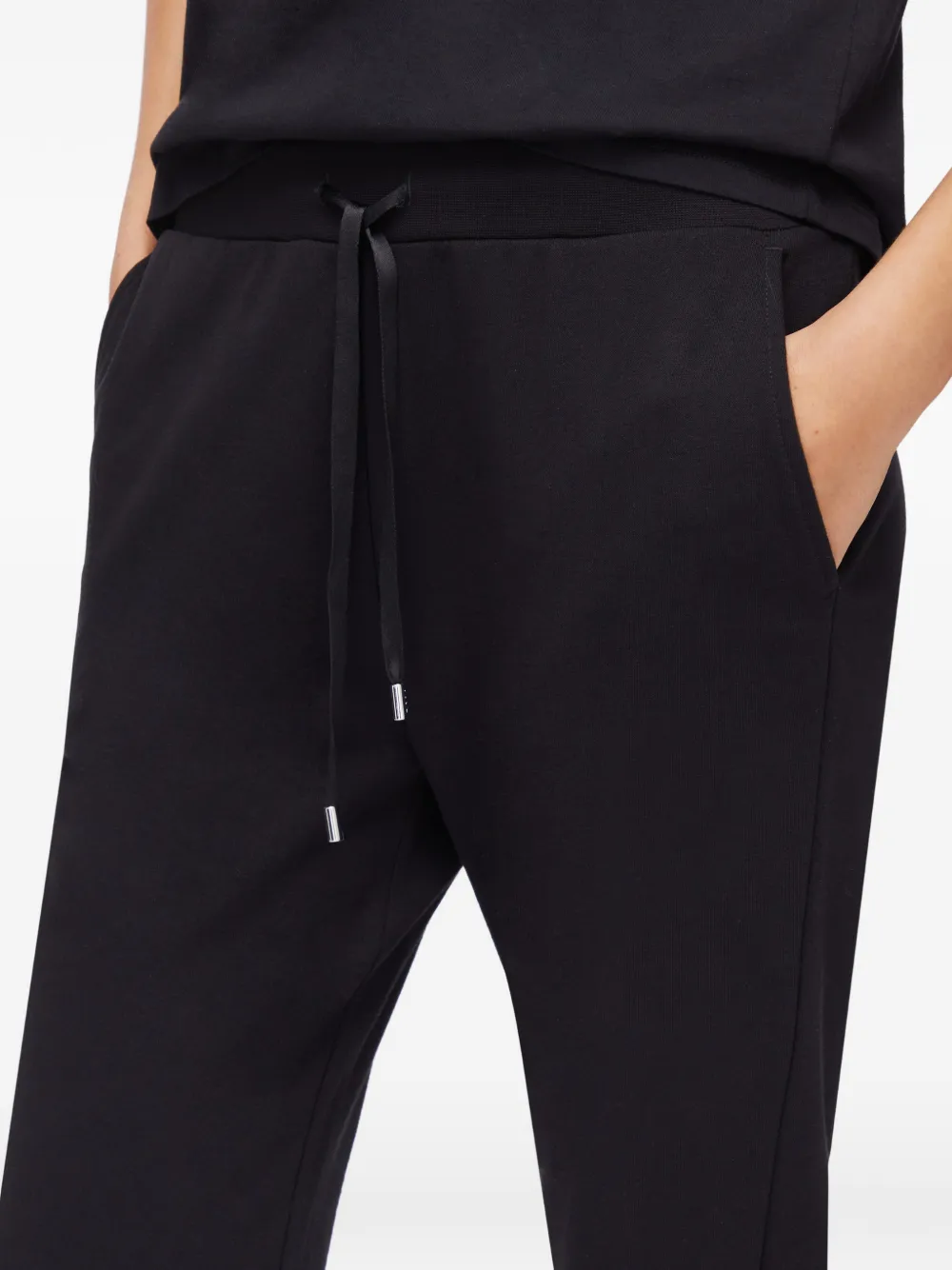 LIU JO Elastische fleece trainingsbroek Zwart