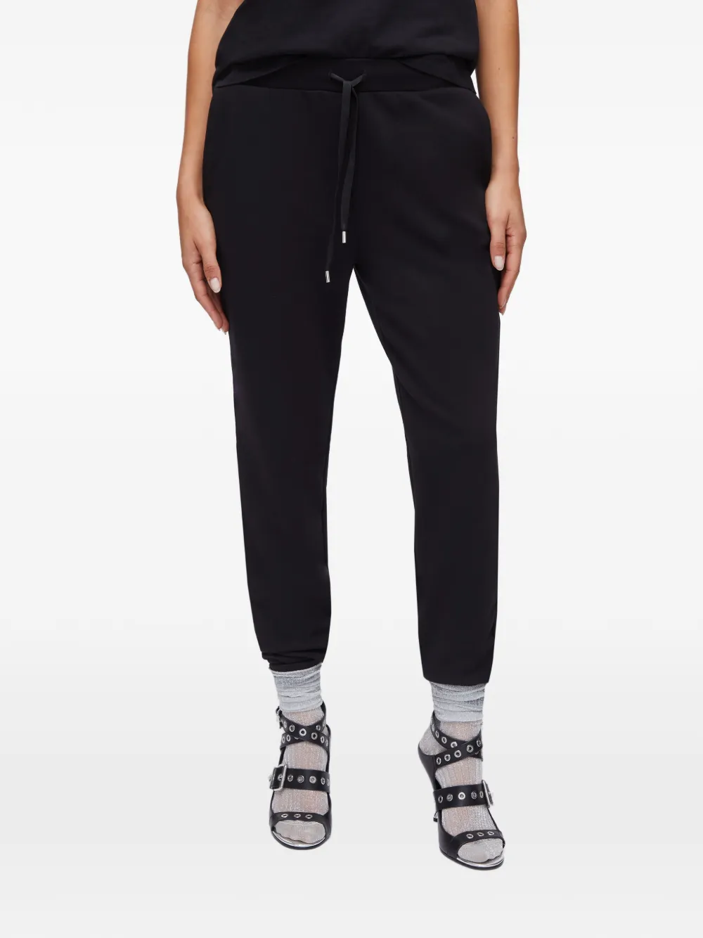  Liu Jo Elasticated Fleece Track Pants - Black 