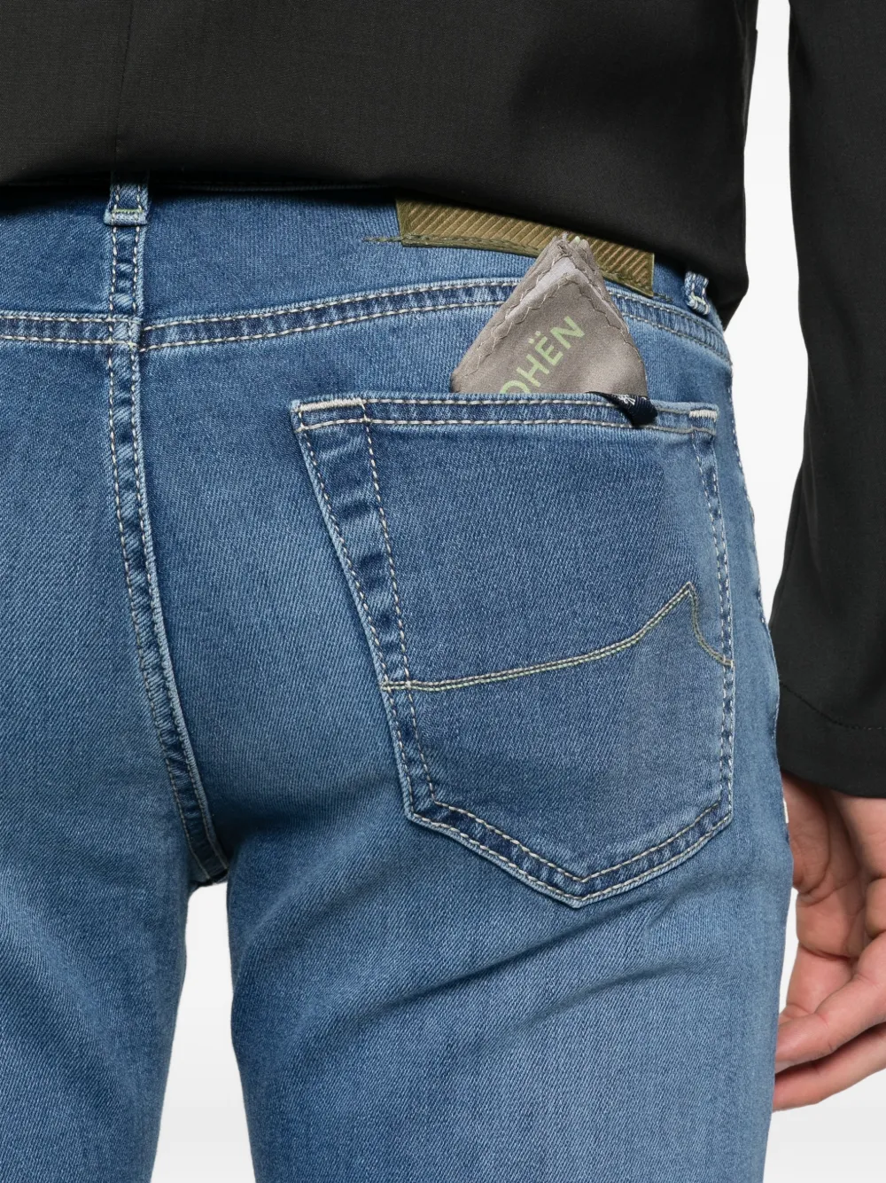 Jacob Cohën Jeans met vijf zakken Blauw