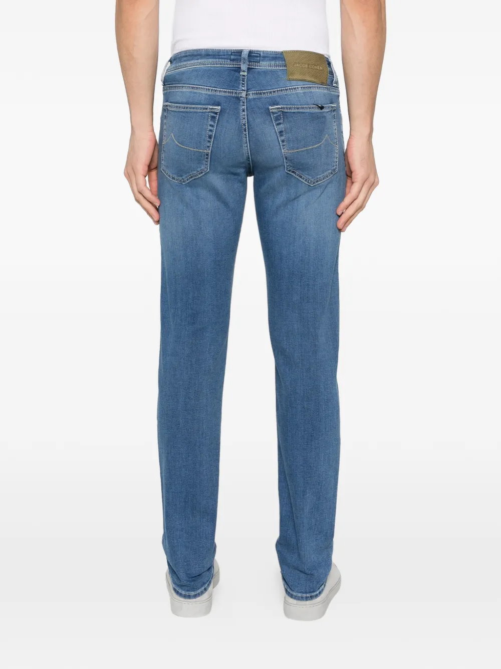 Jacob Cohën Jeans met vijf zakken Blauw