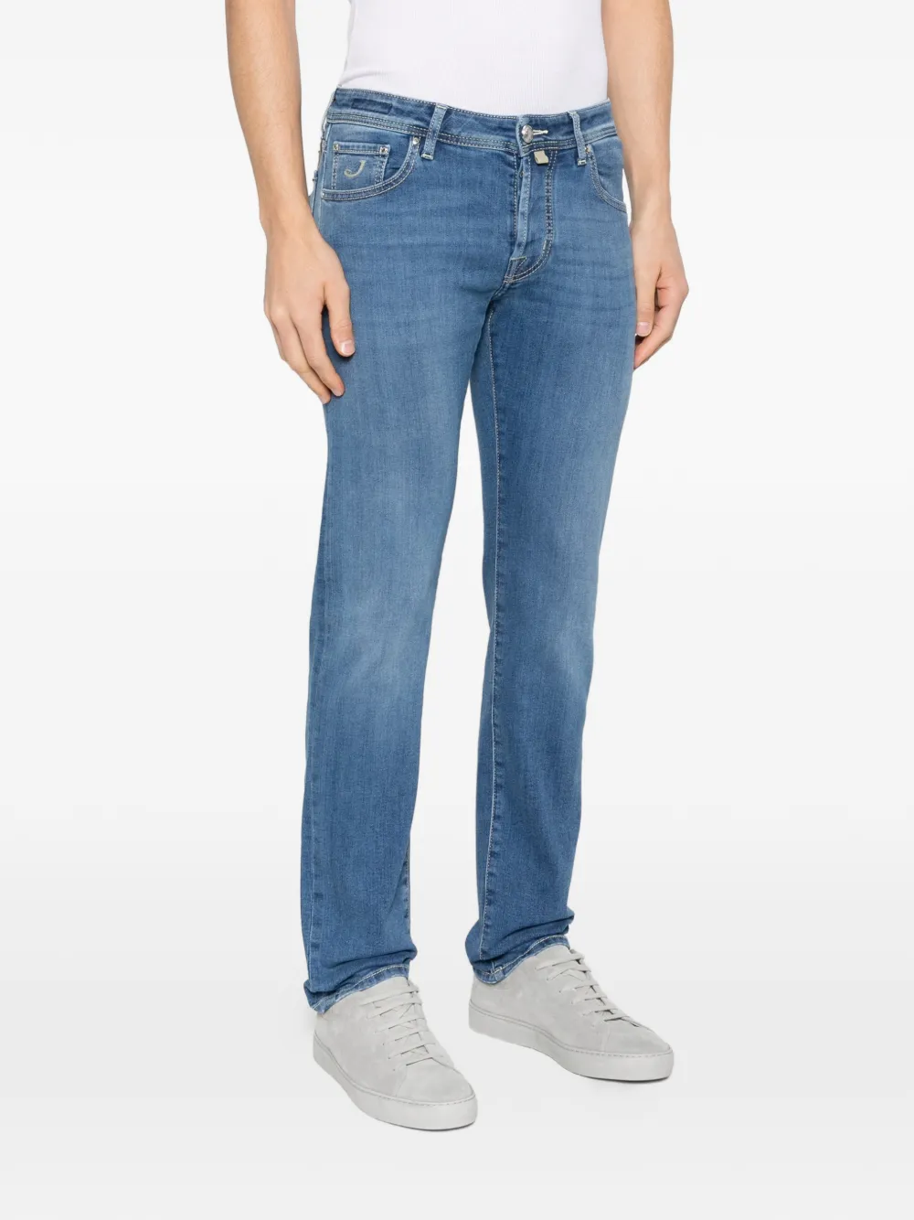 Jacob Cohën Jeans met vijf zakken Blauw
