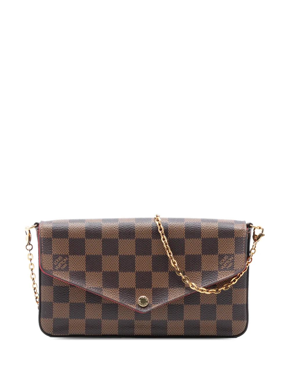 Louis Vuitton Pre-Owned 2018 Damier Ebene Pochette Felicie crossbody bag - Marrone