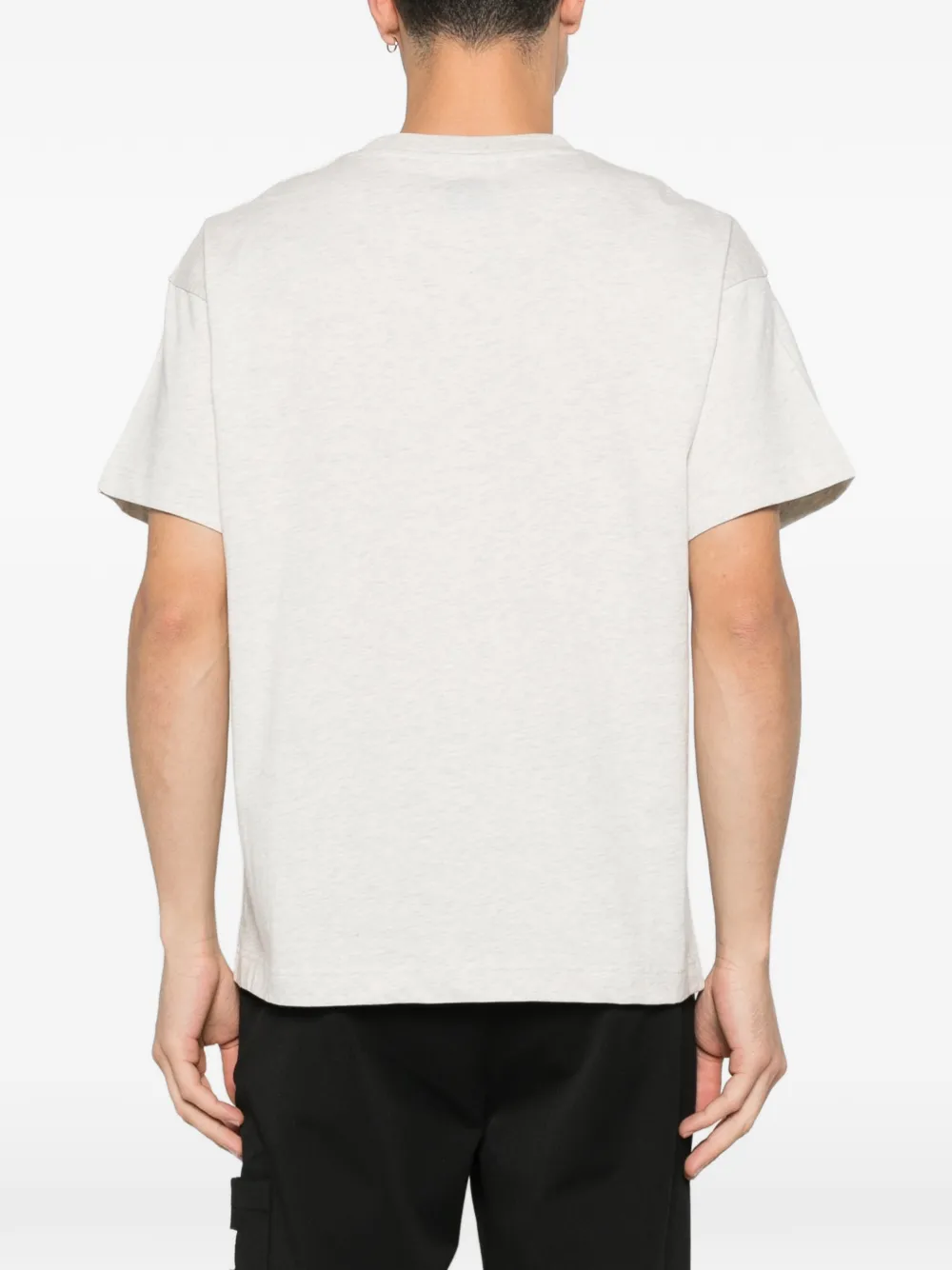 FLÂNEUR T-shirt met logodetail Grijs
