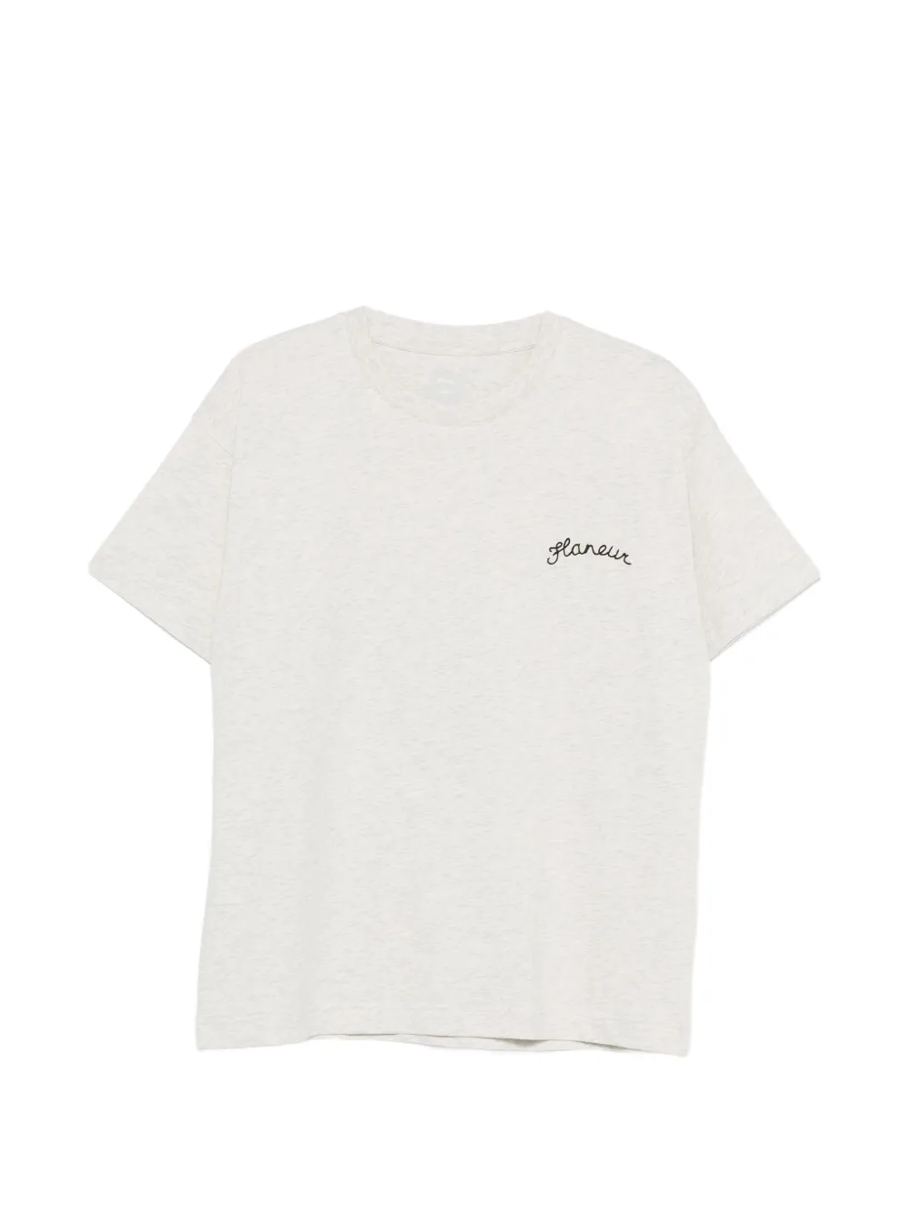 FLÂNEUR logo-detail T-shirt - Grau