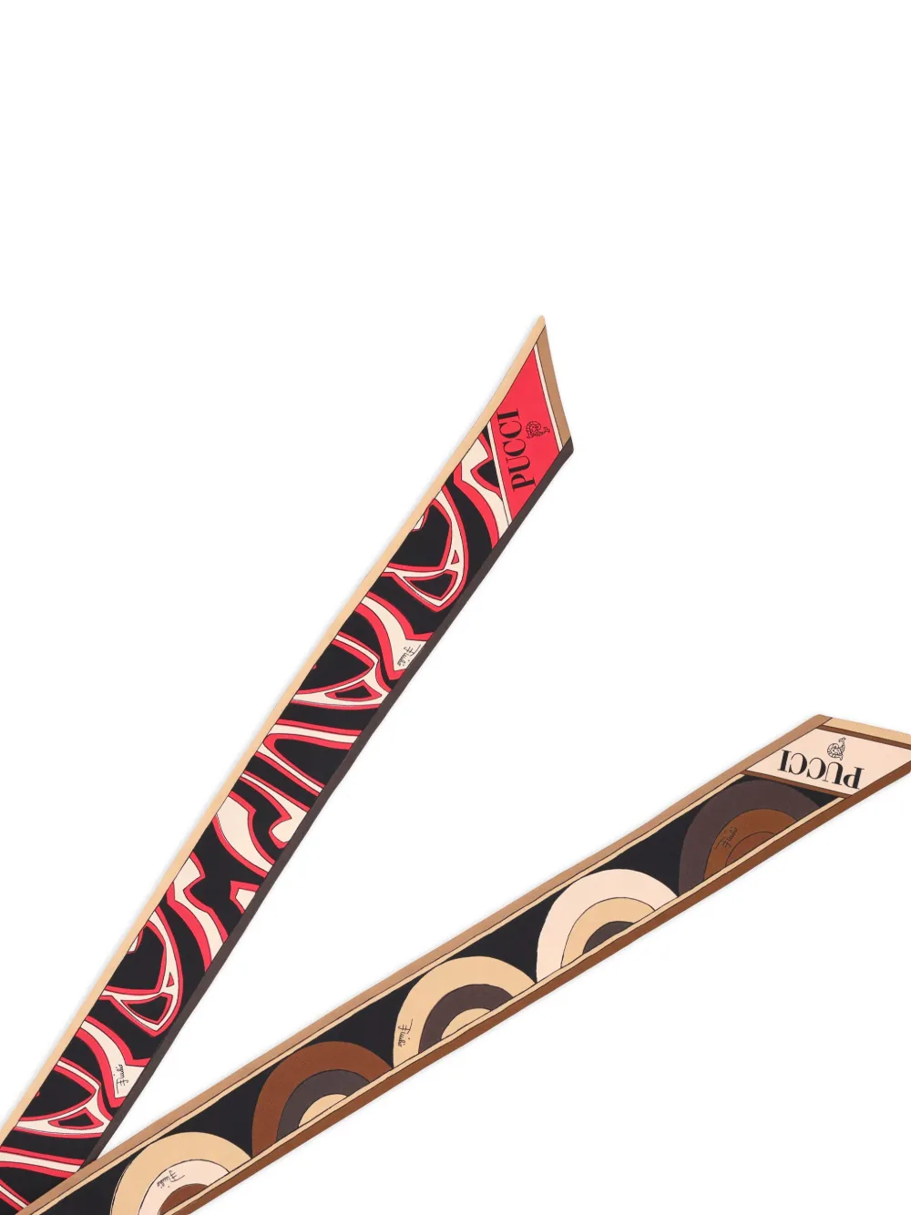  Pucci Geometric-print Scarf - Brown 