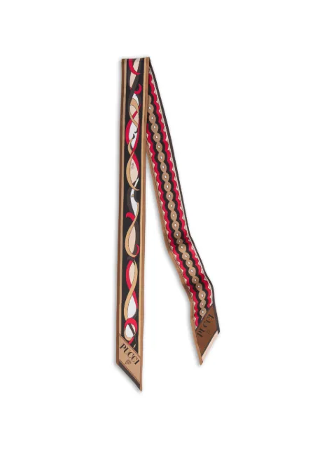 PUCCI geometric-pattern scarf