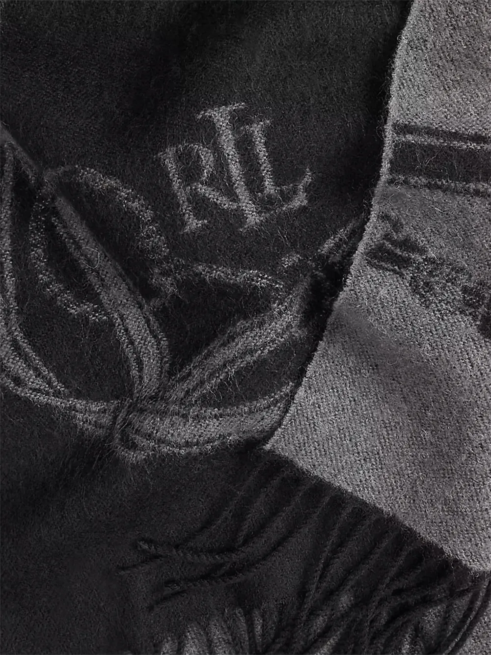 Lauren Ralph Lauren logo-detail scarf (set of two) - Grijs