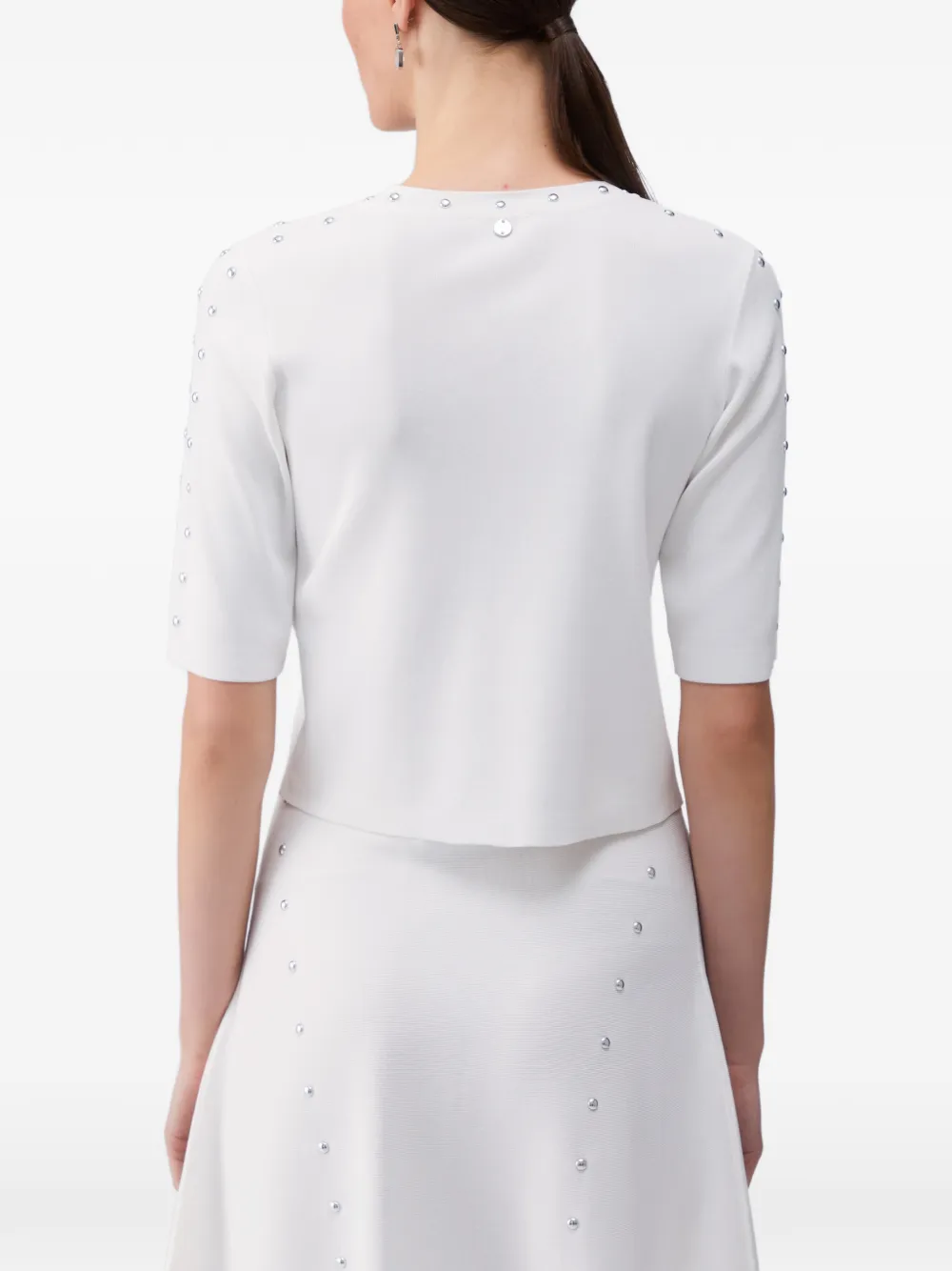 LIU JO Tanktop met studs Wit
