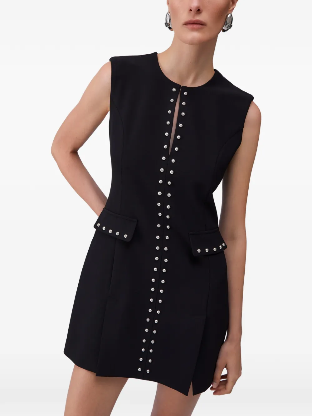 LIU JO studded mini dress - Nero