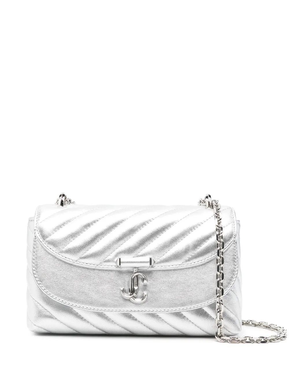 Jimmy Choo Curve quilted mini bag - Grigio