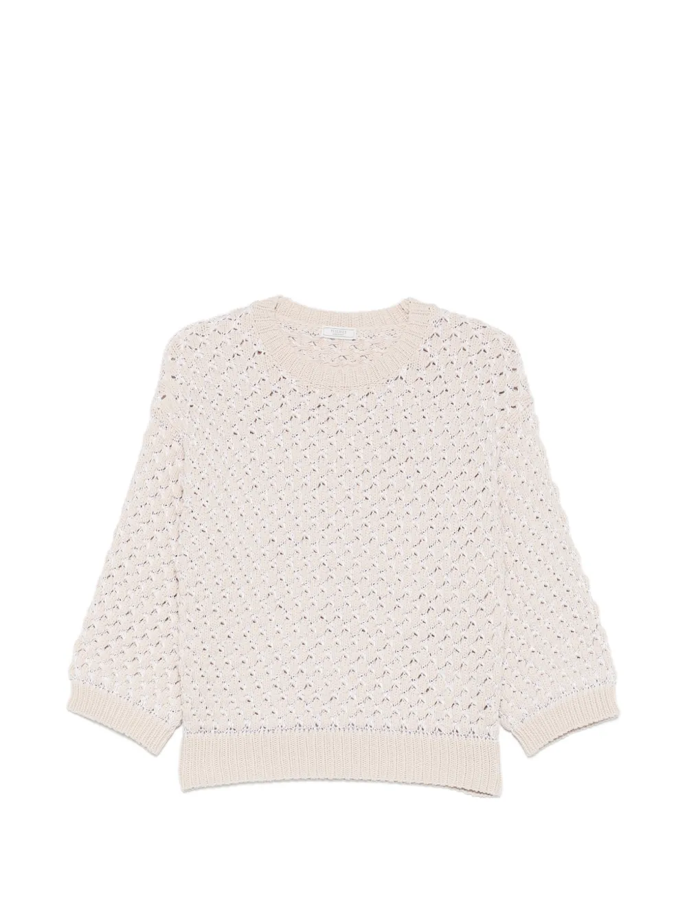 Peserico open-knit sweater - Toni neutri