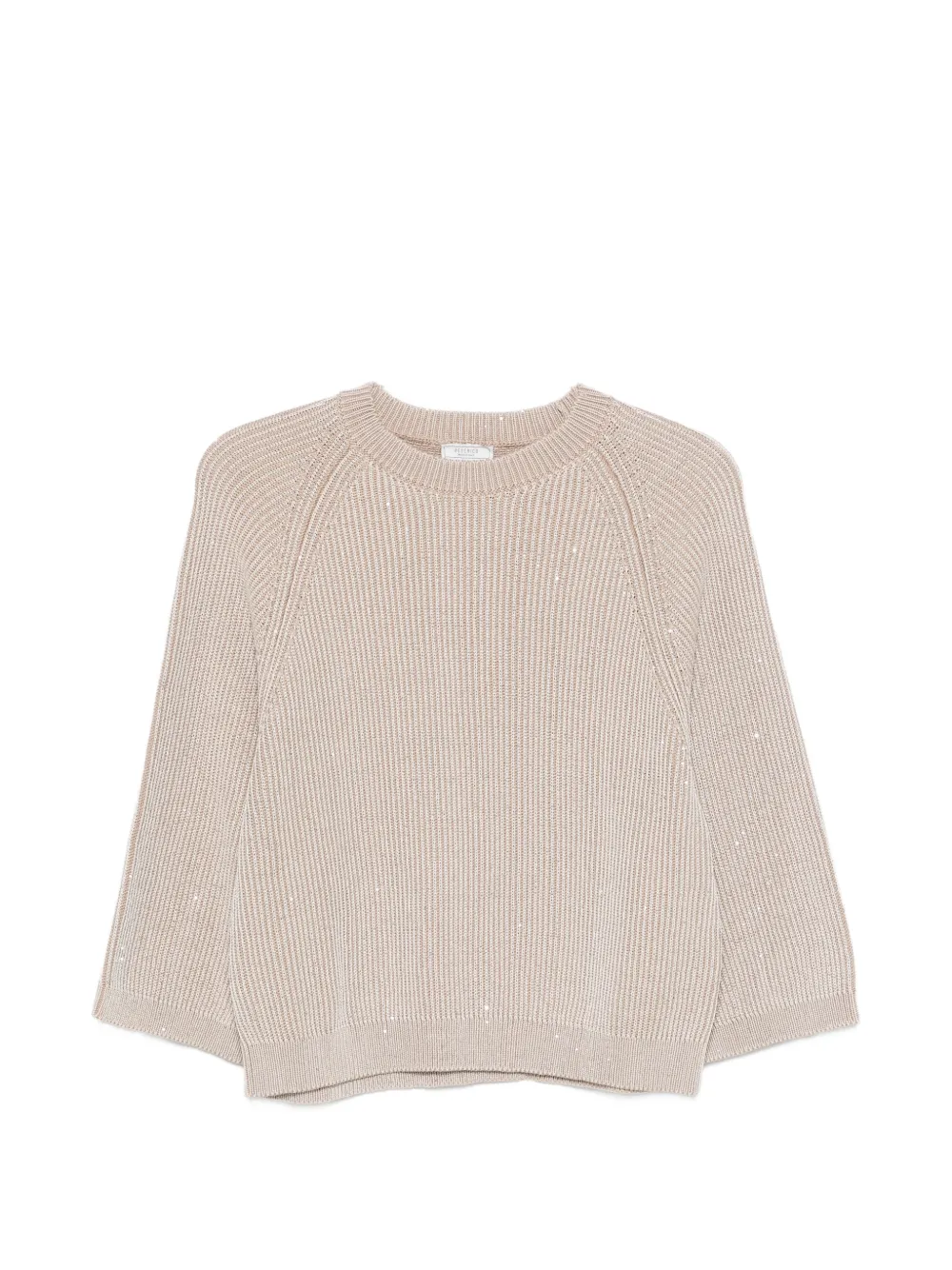 Peserico embellished long-sleeve sweater - Toni neutri