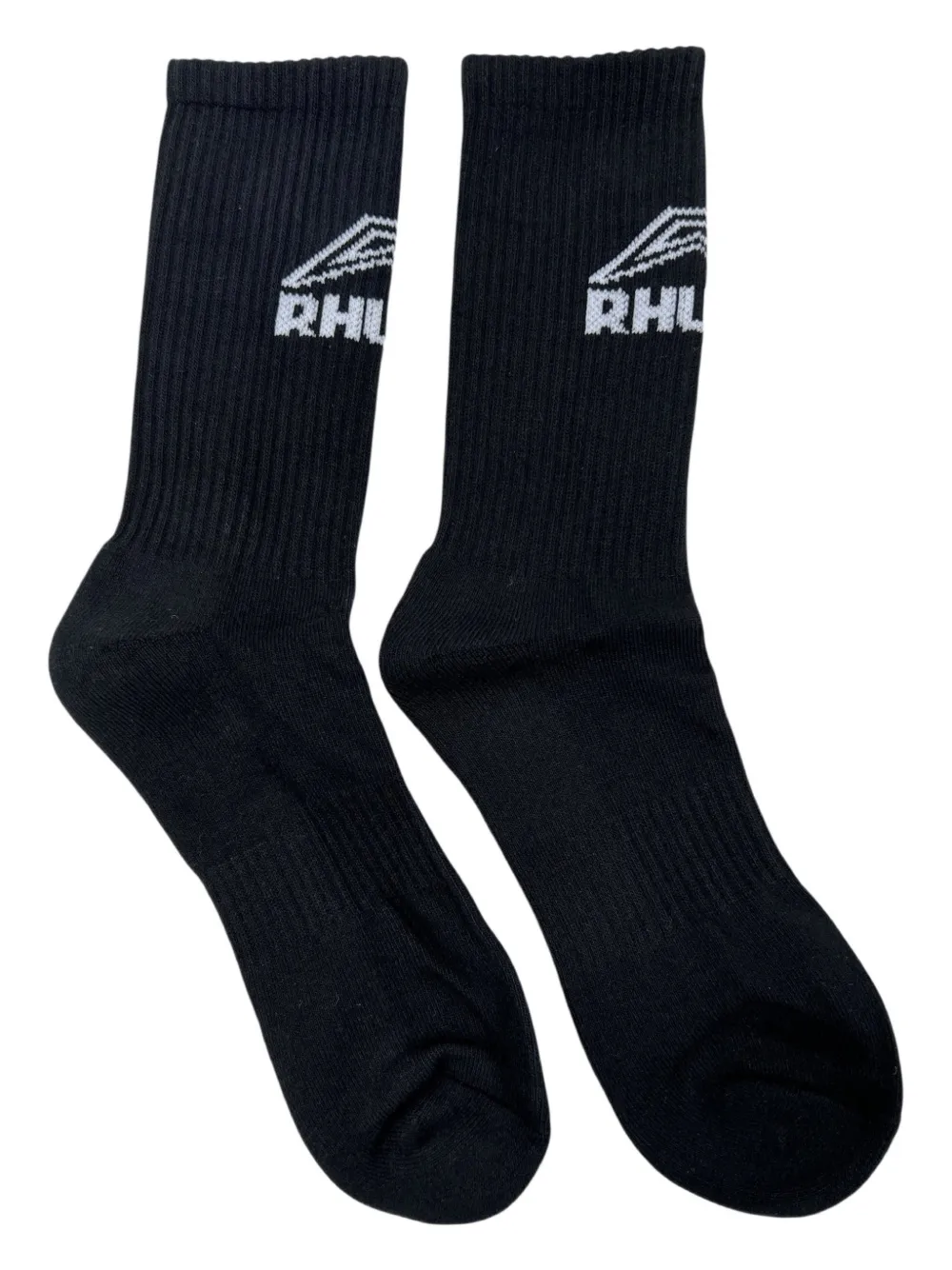 RHUDE logo socks - Nero